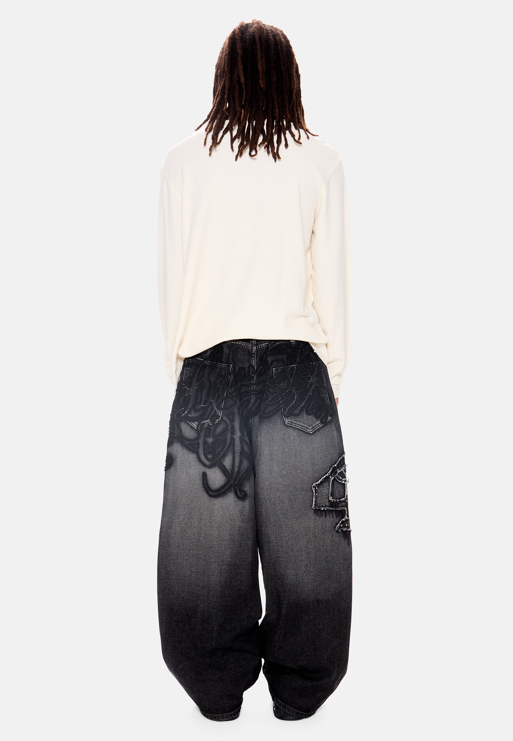 Jaded London COLOSSUS - Baggy Jeans - black - Zalando.co.uk
