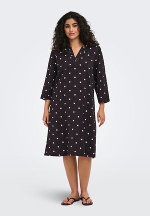 ONLY Carmakoma, DRESS CARCARRIE MIDI DRESS - Freizeitkleid - black