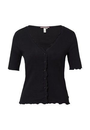 QS BABYLOCK-RANDEN - Overhemd - schwarz