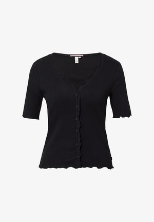 QS BABYLOCK-RANDEN - Overhemd - schwarz