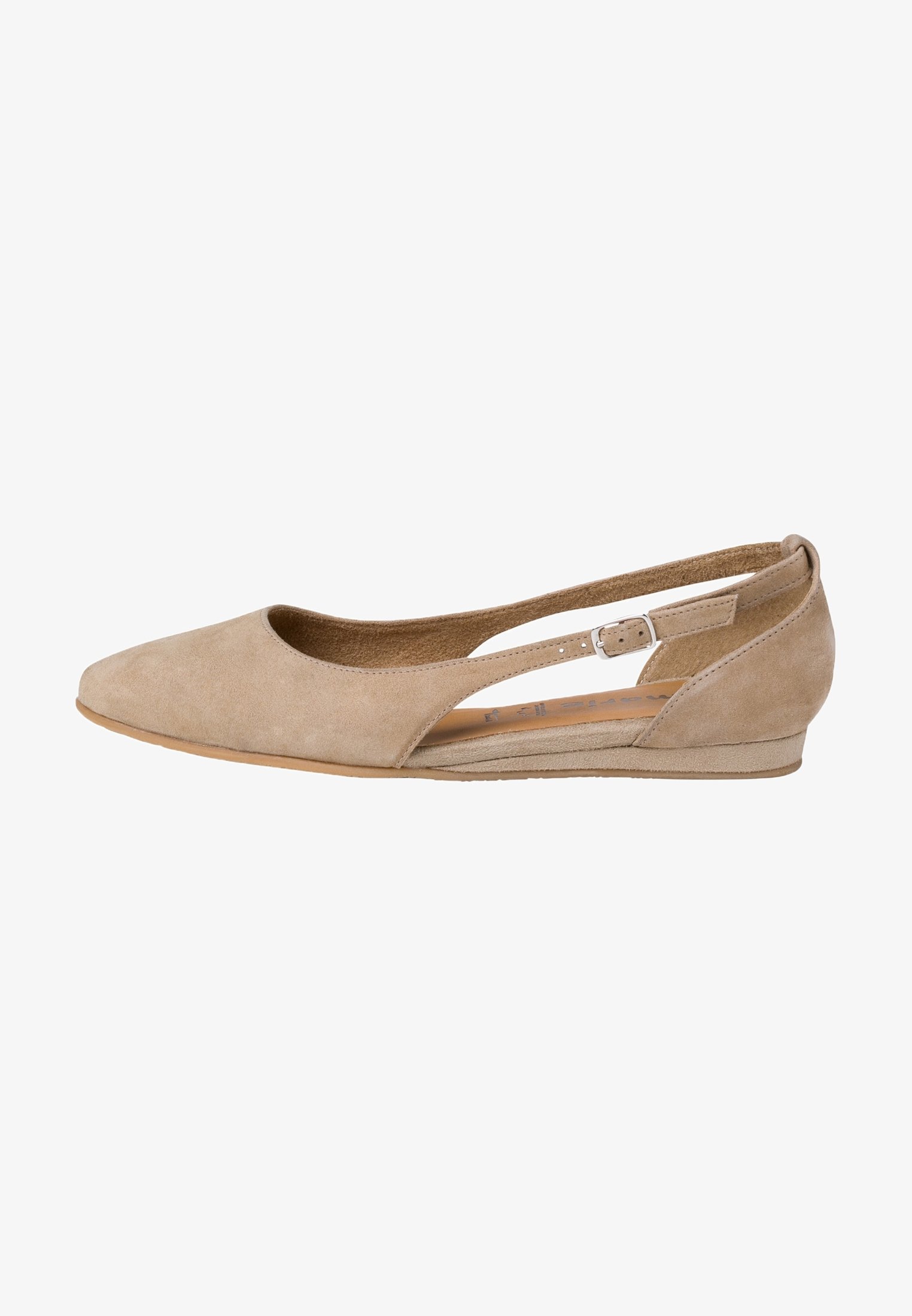 Strap Tamaris Pumps In Beige Pumps Beige Tamaris Leder Slingpumps