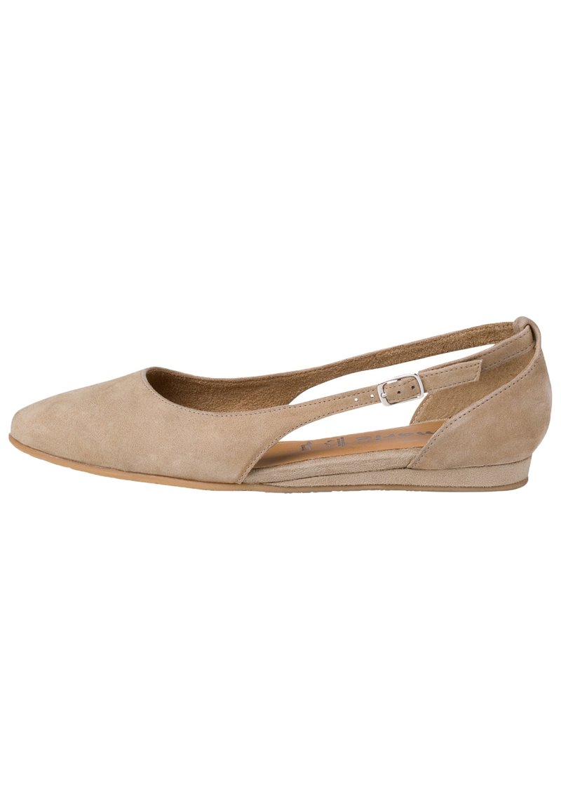 Tamaris Bailarinas con hebilla - beige