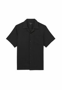 REGULAR FIT - NITUS CUBAN COLLAR SHORT SLEEVE - Cămașă - black