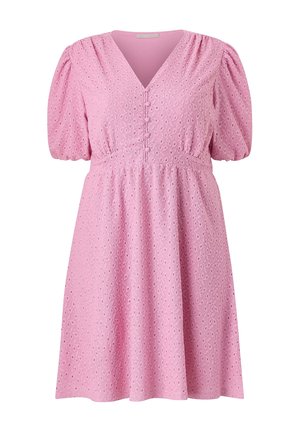 Ellos Plus collection, KLEID MIT BALLONÄRMELN. - Jurk - pink