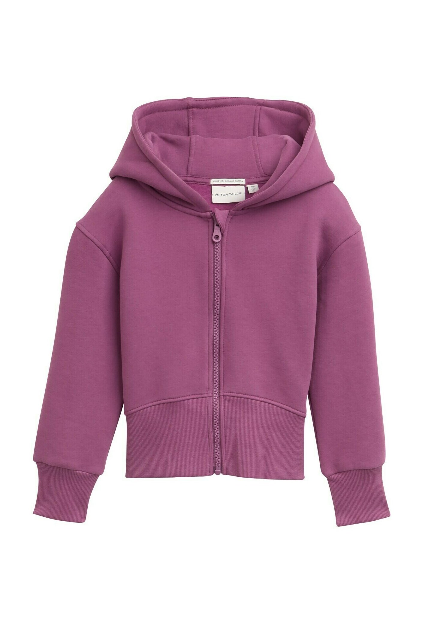 Berry Cotton Cotton Zip Up Sweatshirts Hanes Originals Women's