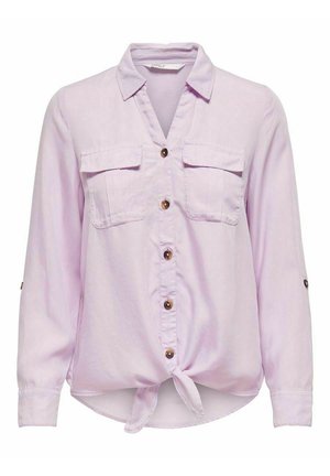 Košilová halenka  - mottled lilac