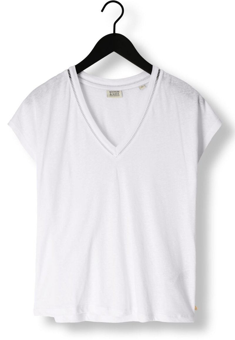 Scotch & Soda T-shirt basic wit
