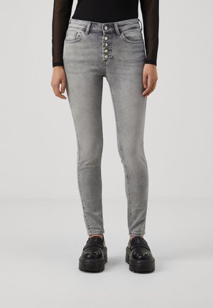 ONLBLUSH MID WAIST VIS - Skinny-Farkut - grey denim