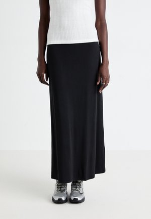 SIGNE DRAPY SKIRT - Φούστα σε γραμμή Α - black