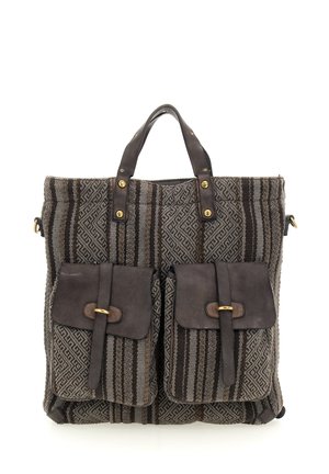 CARRY OVER - Zaino - righe marroni t grigio