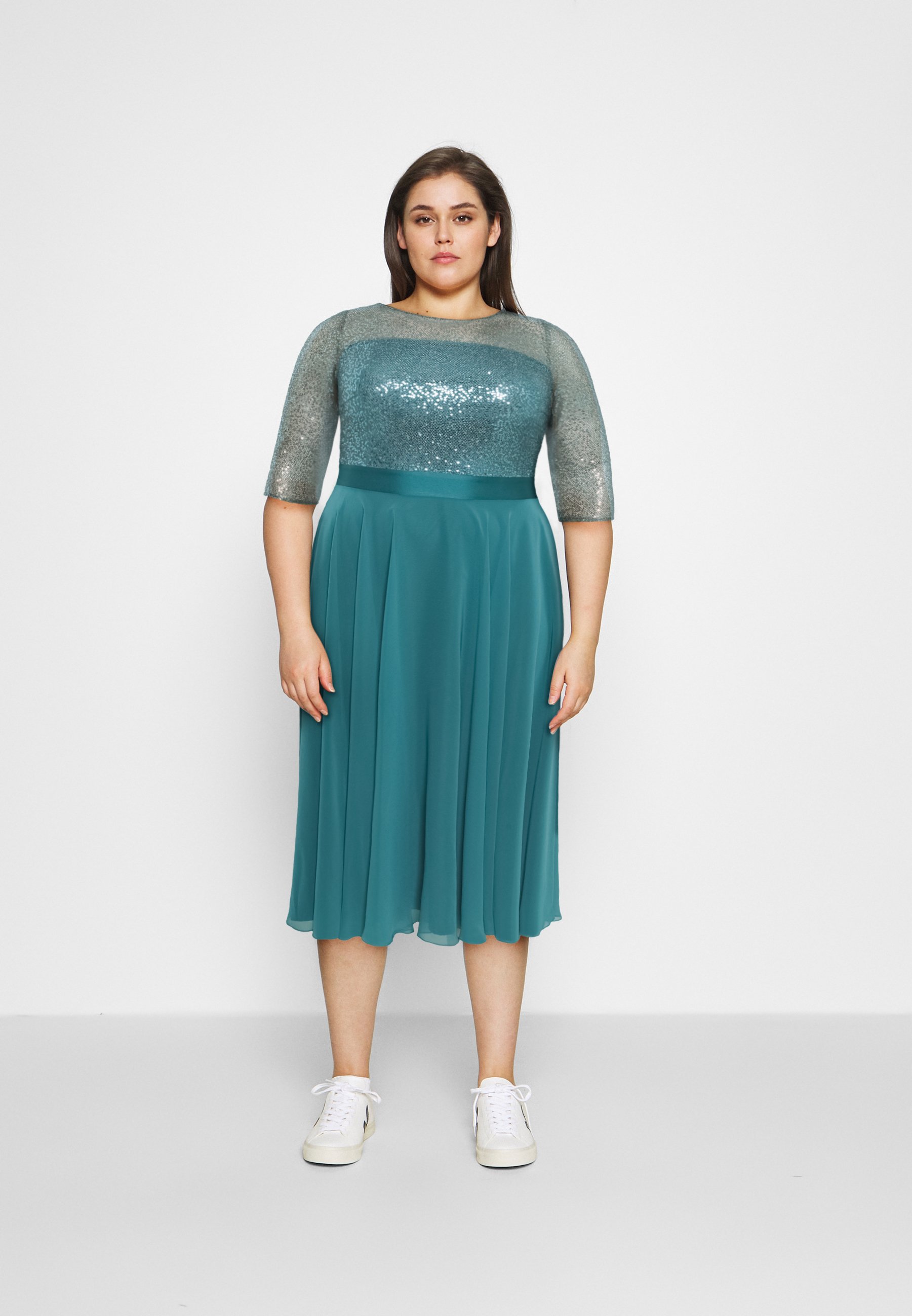Swing Curve Cocktailkleid Festliches Kleid Hydro Grun Zalando De 