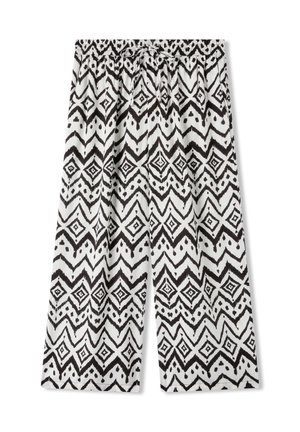 Terranova, CROP PALAZZO FANTETNICA - Pantaloni - var bianco lana