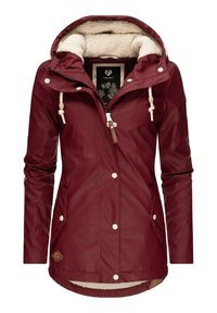 Ragwear MARGE - Žieminis paltas - wine red