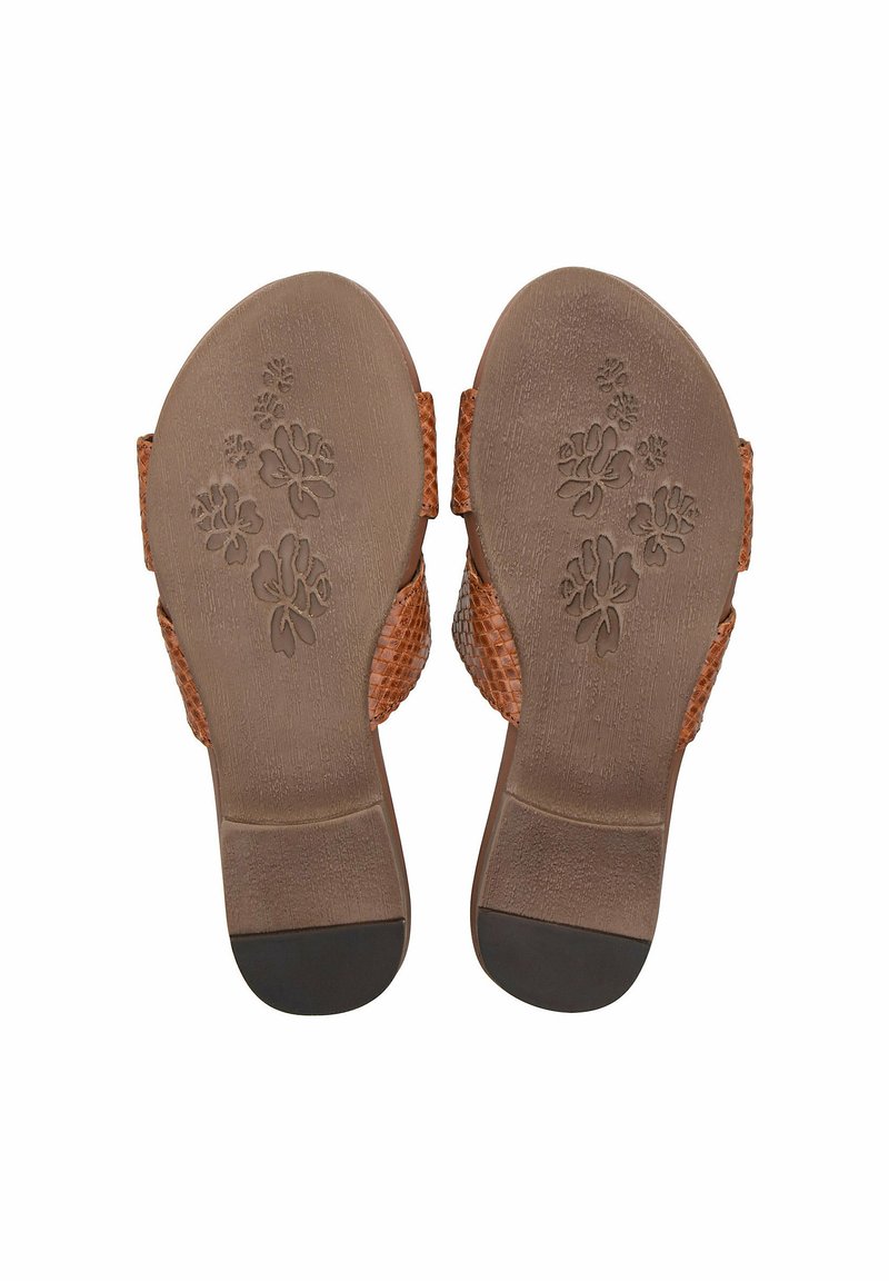 Damen Sneaker | Belmondo Pantolette flach brown/braun - TX28009 Damen Sneaker | Belmondo Pantolette flach brown/braun - TX28009