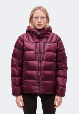 Patagonia, FITZ ROY HOODY - Пухено яке - berry fig