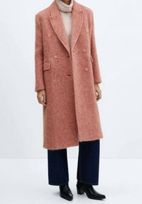 Mango Klassischer Mantel - pink
