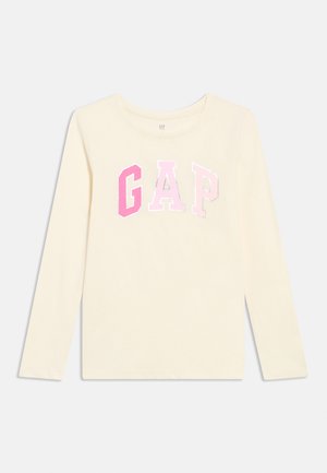 LOGO VALUE TEE GIRLS - Bluză cu mânecă lungă - ivory frost