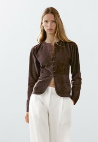 Massimo Dutti - Bluse - dark brown Thumbnail-Bild 1