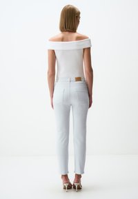 Jimmy Key HIGH WAIST WITH POCKETS - Jean slim - light blue