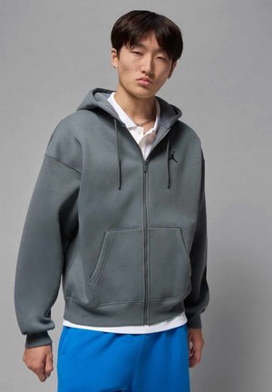 Sweatjacke - iron grey/black