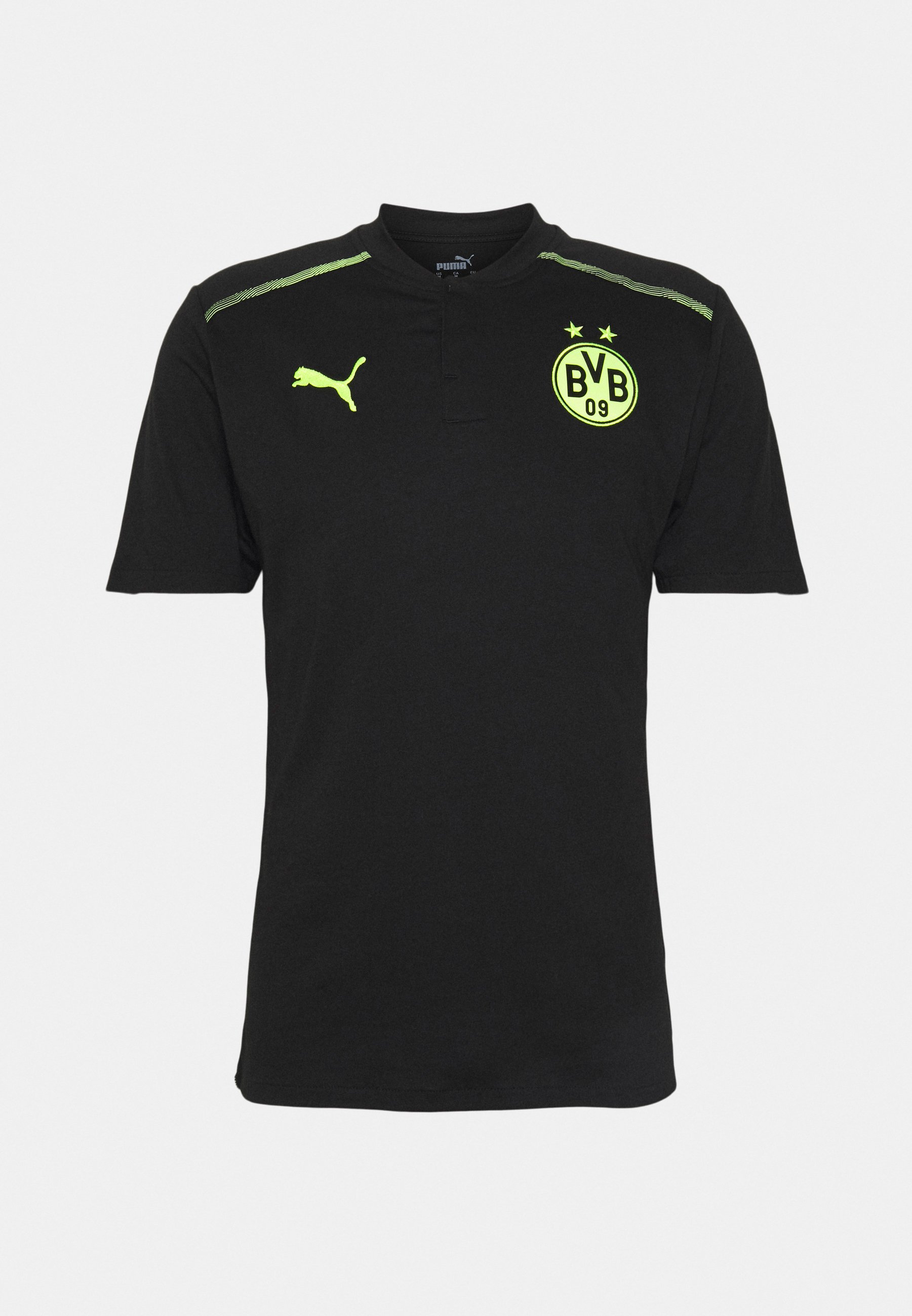 Puma BVB BORUSSIA DORTMUND CASUALS - Fußball-Trikot - black/safety  yellow/schwarz - Zalando.de