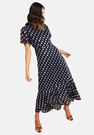 PETITE FIT - FOIL SPOT SHORT SLEEVE - Maksimekko - navy