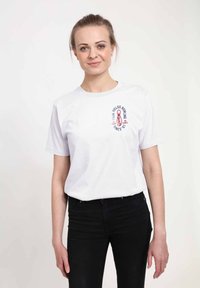 Henry Tiger BOWLING  - Triko s potiskem - white