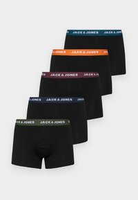 Jack & Jones OLIVER TRUNKS 5 PACK - Boxers - dark grey melange/gris foncé Jack & Jones OLIVER TRUNKS 5 PACK - Boxers - dark grey melange/gris foncé