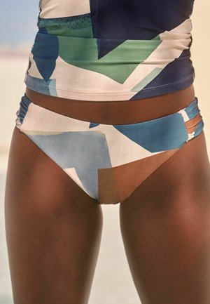 Next RUCHED SIDE LEG - Bikini apakšdaļas - blue abstract