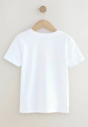 Next SHORT SLEEVE GRAPHIC - REGULAR FIT - T-Shirt print - white racing car