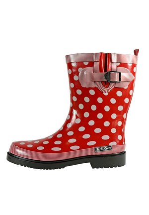 Wellies - rot/weiß