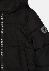 Scotch & Soda WATER REPELLENT HOODED PUFFER  - Zimska jakna - black