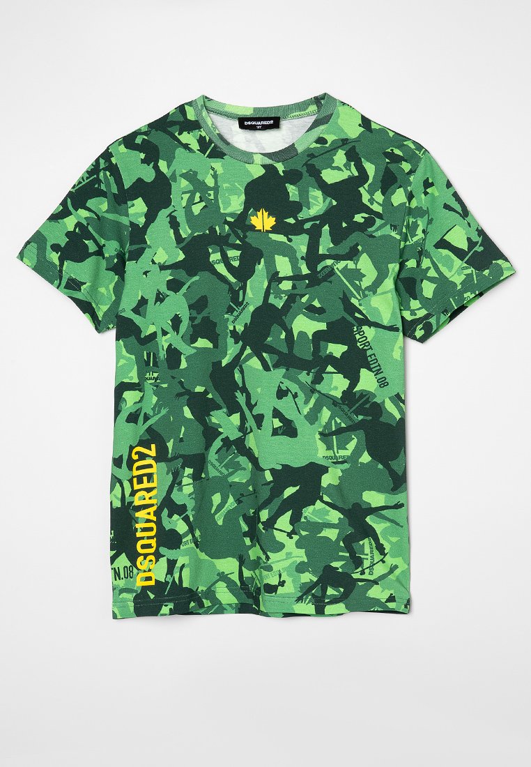 Dsquared2 T-shirt print groen