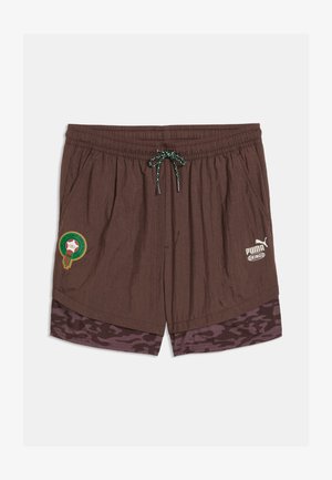 Puma, MOROCCO X SALEHE BEMBURY KING SHORTS - Rövidnadrágok - chocolate brown