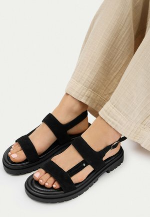 Lasocki, LASOCKI WOMEN'S SANDALS BLACK - Páskové sandály  - black