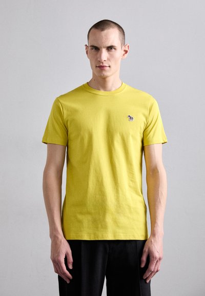 PS Paul Smith MENS SLIM FIT ZEBRA - Camiseta básica - yellow