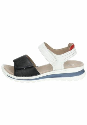 ara Sandali con zeppa - blau weiss rot