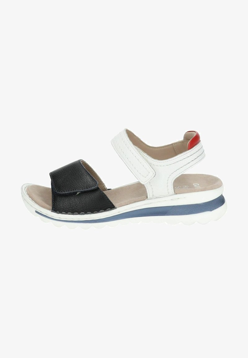 ara Sandali con zeppa - blau weiss rot