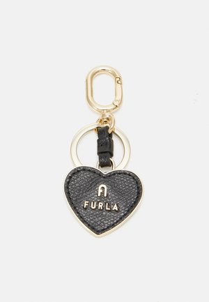 CAMELIA KEYRING HEART - Privjesak za ključeve - nero