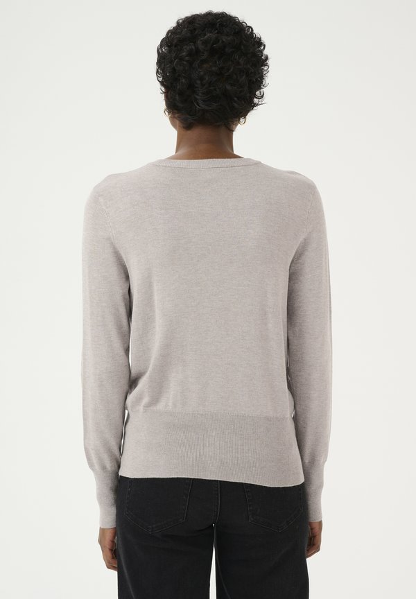 KALIZZA - Cardigan - elephant skin melange3