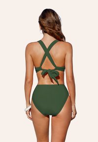 Cupshe ALLURING  SET - Bikini - dark green