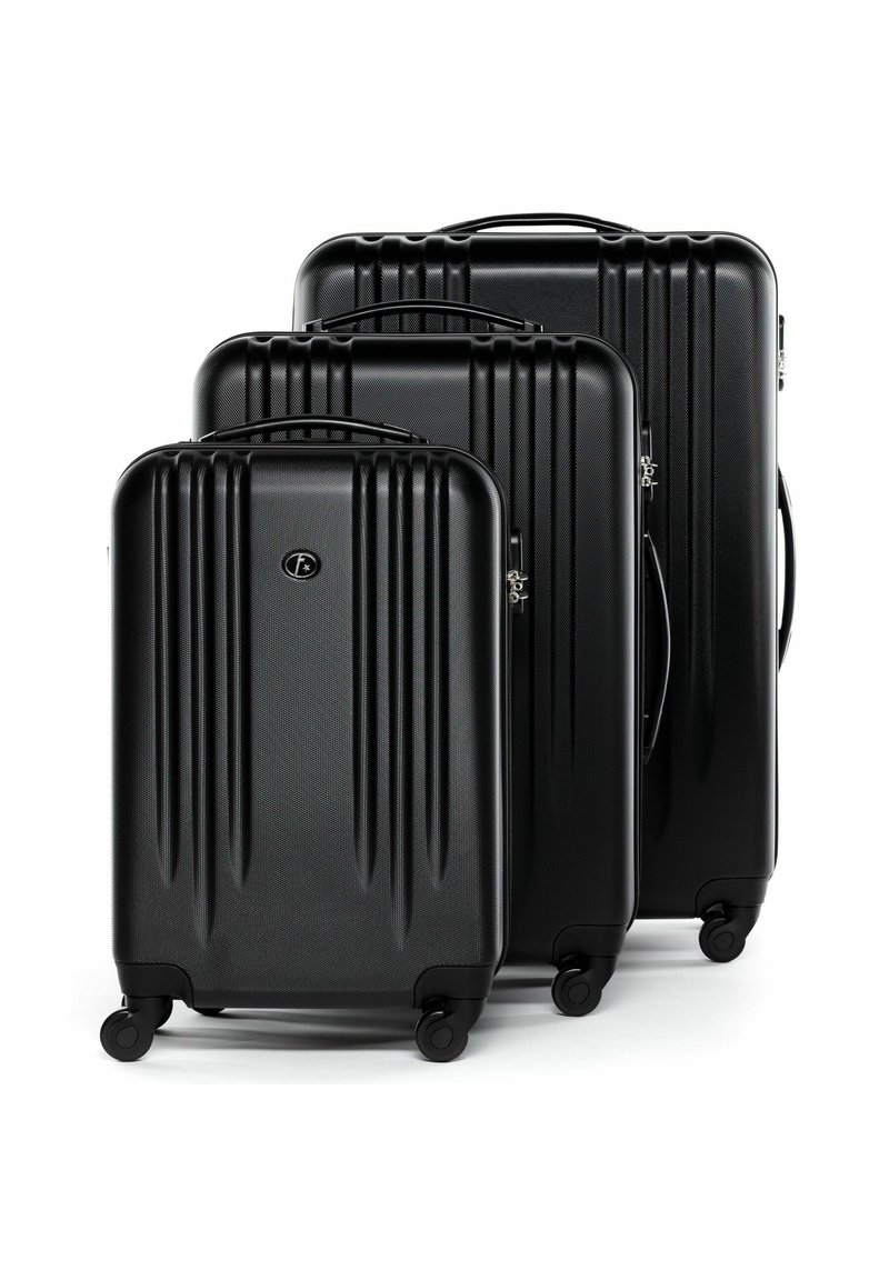 fergé 3 SET MARSEILLE Luggage set black Zalando