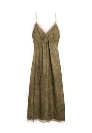 Massimo Dutti Day dress - mottled dark green
