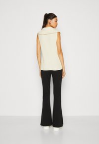 VILA VIRIL HALF ZIPPER- NOOS - Pulover - birch melange