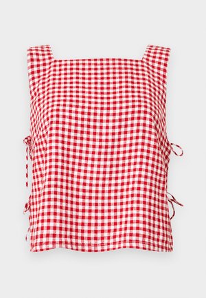 Abercrombie & Fitch BARE APRON SHELL - Blouse - red
