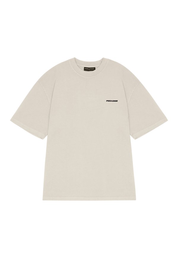 LOGO OVERSIZED TEE UNISEX - Basic T-shirt - washed light beige4