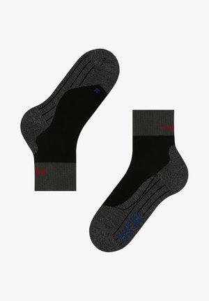 FALKE TK2 COOL SHORT TREKKING MEDIUM CUSHIONING - Sportsocken - black