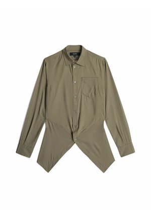 G-STAR, SLIM KICK LONG SLEEVE SHIRT - Button-down blouse - turf