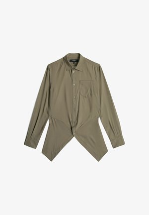 G-STAR, SLIM KICK LONG SLEEVE SHIRT - Button-down blouse - turf