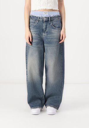 JAYA BOXER WAISTBAND - Relaxed fit jeans - light vintage